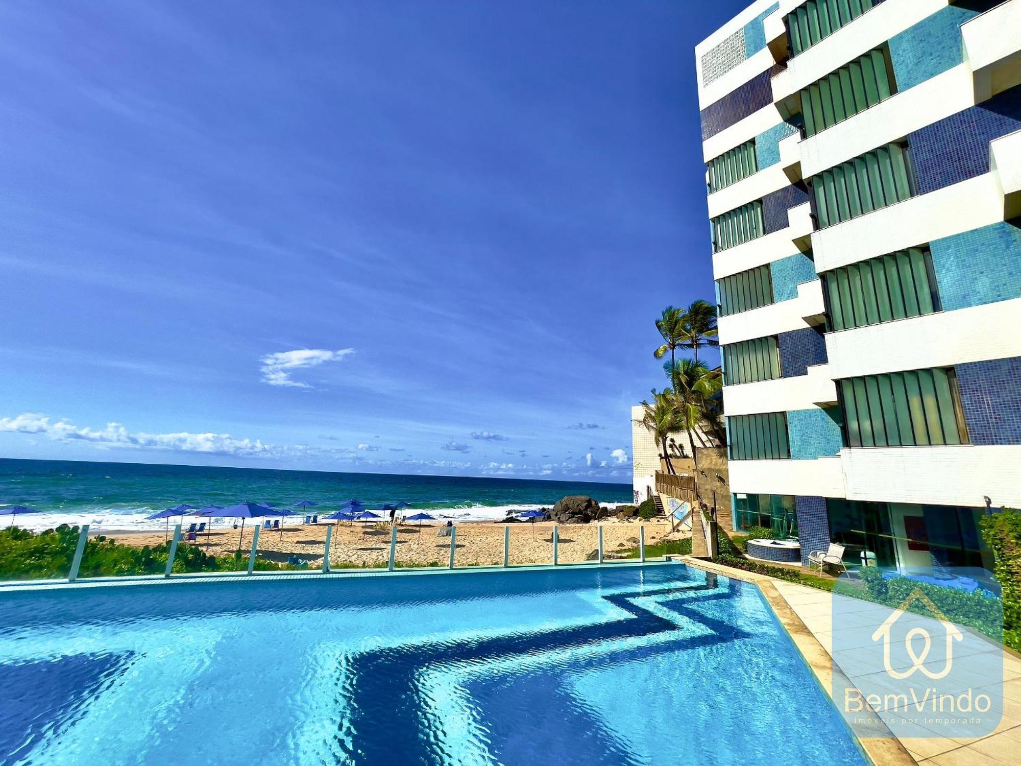 Apartamento Completo Com Vista Mar E Pe Na Areia Salvador Esterno foto