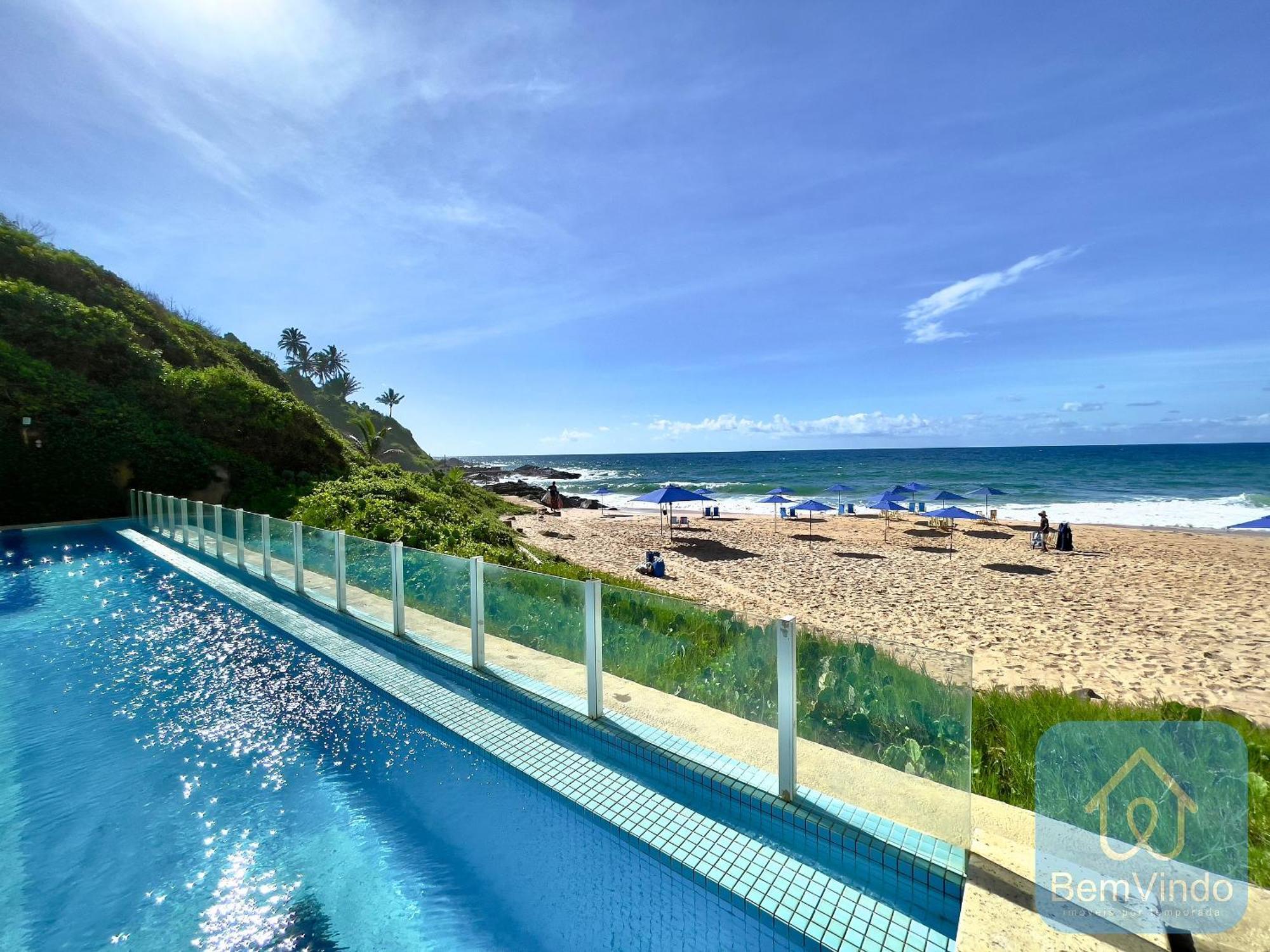 Apartamento Completo Com Vista Mar E Pe Na Areia Salvador Esterno foto
