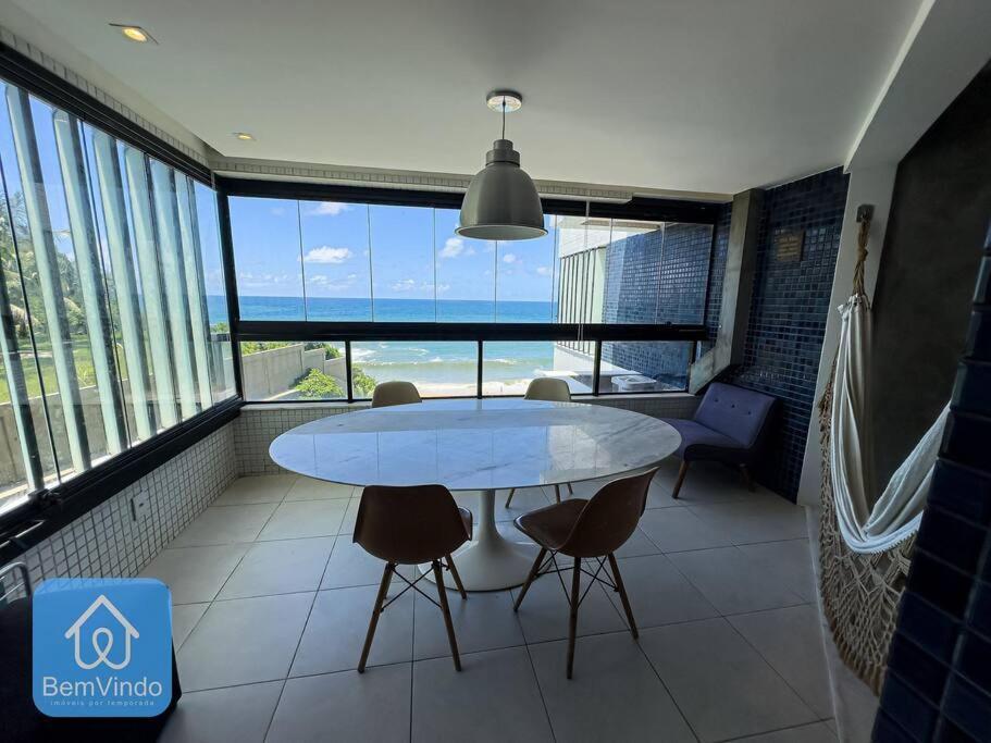 Apartamento Completo Com Vista Mar E Pe Na Areia Salvador Esterno foto