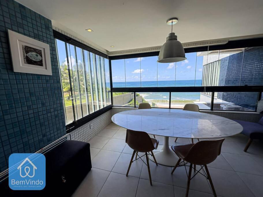 Apartamento Completo Com Vista Mar E Pe Na Areia Salvador Esterno foto