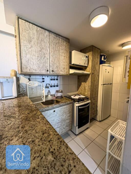 Apartamento Completo Com Vista Mar E Pe Na Areia Salvador Esterno foto